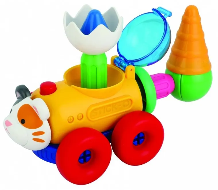 Stick-O, zestaw z przyjaciółmi, klocki magnetyczne, 17 elementów