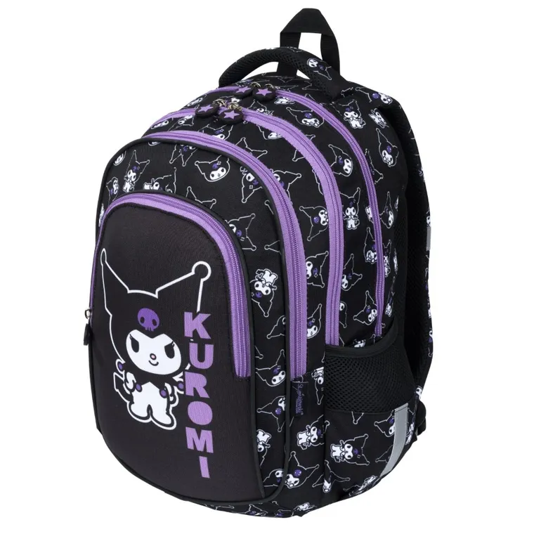 St.Majewski, Kuromi, plecak szkolny, 4-komorowy, Black