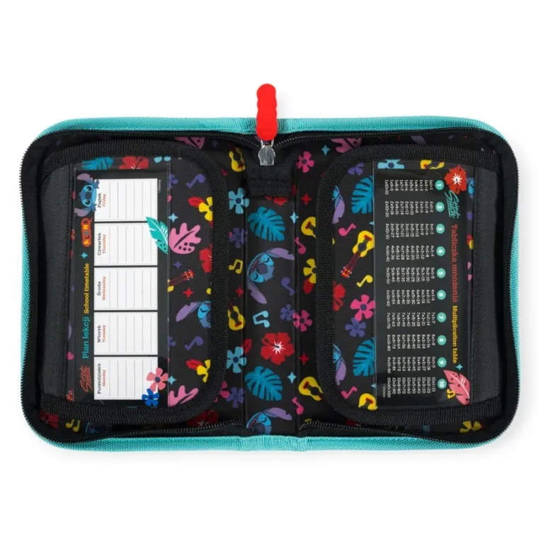 St.Majewski, Lilo i Stitch, piórnik rozkładany, pojedynczy, Mint Aloha