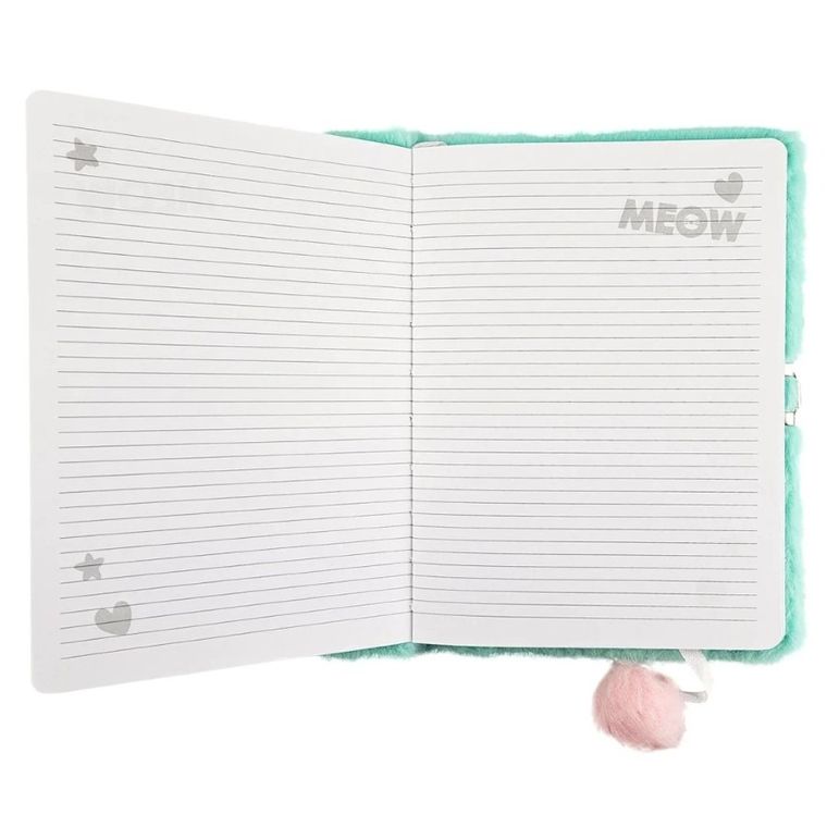 St.Majewski, My Little Friend, pamiętnik 3D z kłódką, A5, włochacz, 96 kartek, Fluffy Kitty