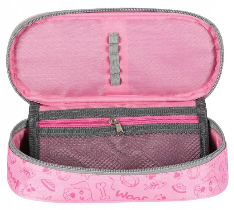 St.Majewski, My Little Friend, piórnik owalny, Pies i kot