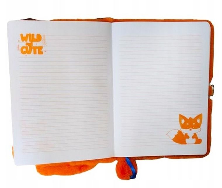 St.Majewski, pamiętnik 3D z kłódką, A5, włochacz, 96 kartek, Foxy