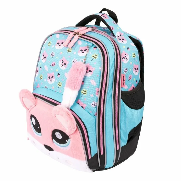 St.Majewski, plecak szkolny, 2-komorowy, Wiewiórka