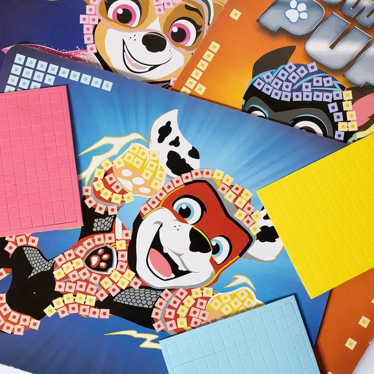 St.Majewski, Psi Patrol, mozaika piankowa, 553 elementów