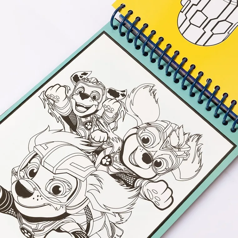 St.Majewski, Psi Patrol, zestaw do malowania wodą, 6 elementów