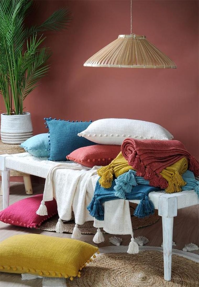 Stof, koc bawełniany, Sanchez, z chwostami, 125-150 cm