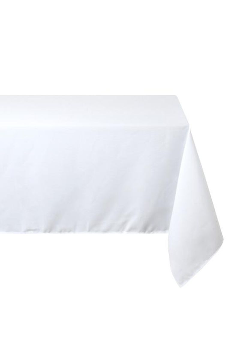 Stof, obrus biały prostokątny, Nelson, 145-200 cm