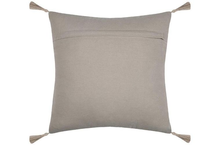 Stof, poduszka dekoracyjna hemera z frędzlami, 40-40 cm