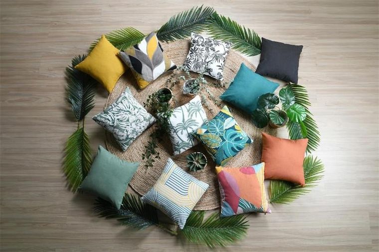 Stof, poszewka ozdobna, bawełniania, Loris, 40-40 cm