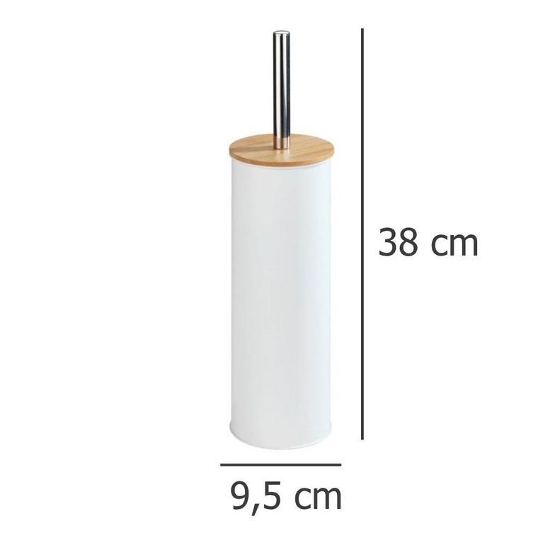 Stojak + szczotka do WC, Tortona, biały mat