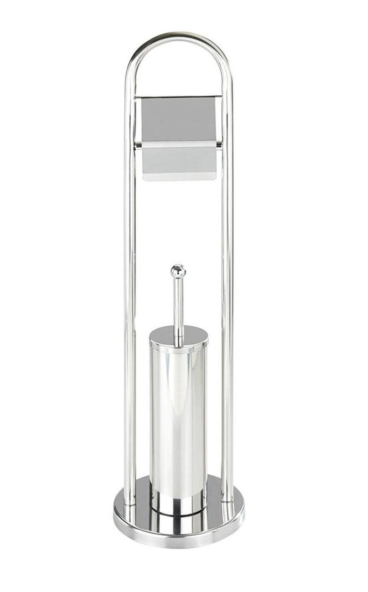 Stojak na papier toaletowy i szczotkę do WC, Vasto, 2w1
