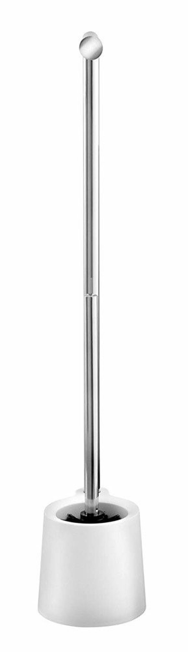 Stojak na papier toaletowy ze szczotką do WC i pojemnikiem