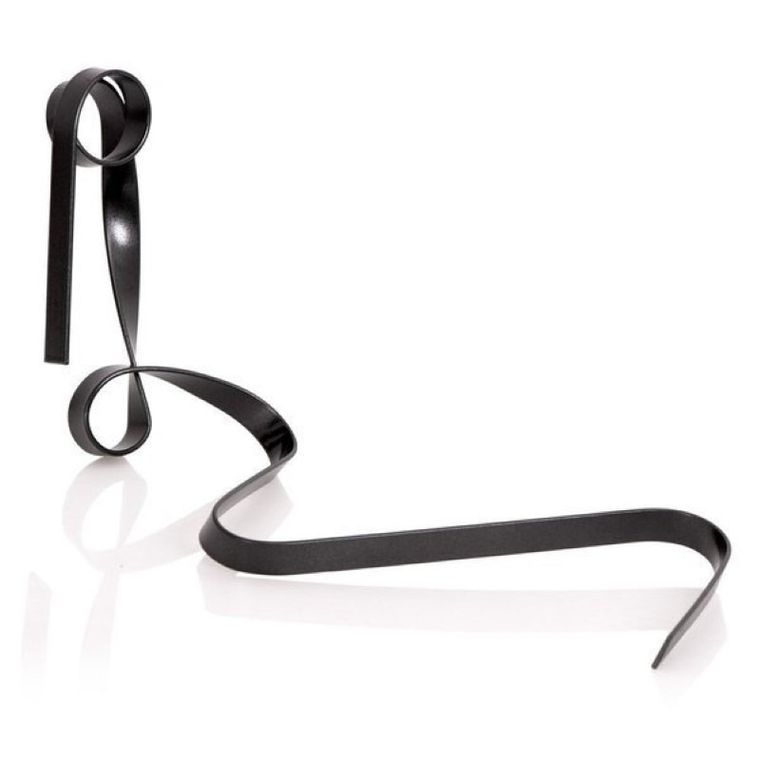 Stojak na wino, wstązka, czarna