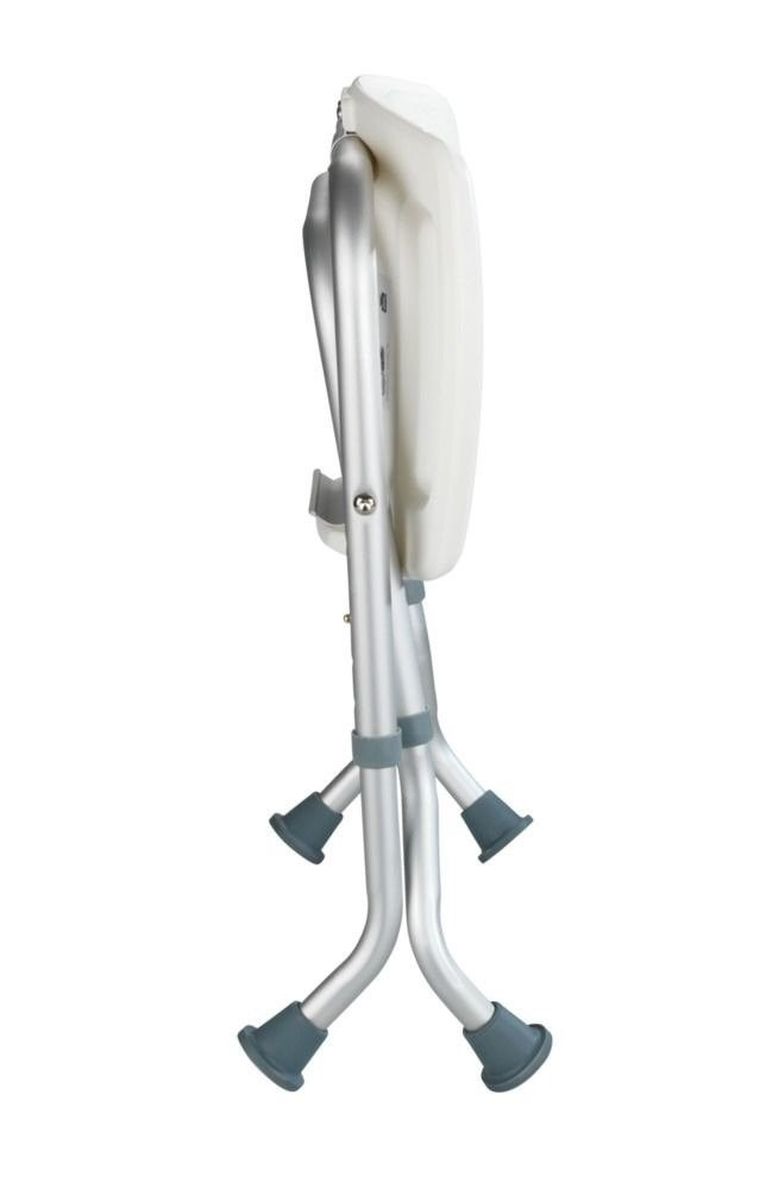 Stołek łazienkowy regulowany, Secura, biały