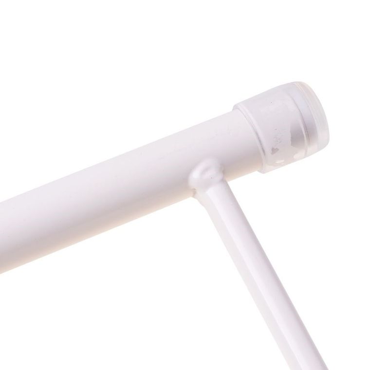 Stolik okrągły, metalowy, styl Loft, biały