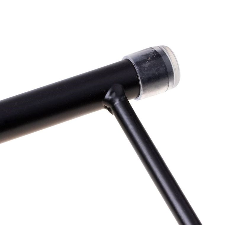 Stolik okrągły, metalowy, styl Loft, czarny