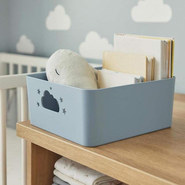 Storage Solutions, Nebula, koszyk do przechowywania z uchwytami, 11 cm