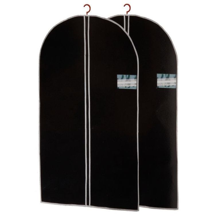 Storage Solutions, pokrowiec na ubrania, garnitur, 150-60 cm, 2 szt.