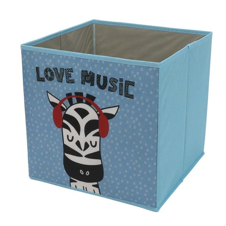 Storage Solutions, pudełko tekstylne do pokoju dziecięcego, 30-30-30 cm