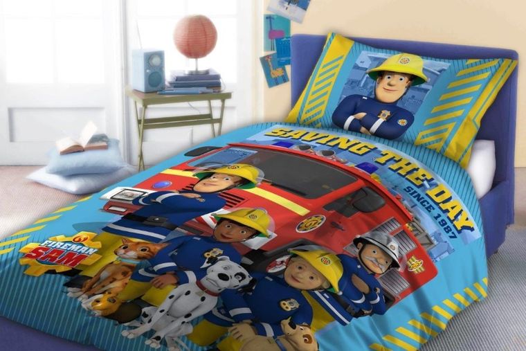 Strażak Sam, 2-częściowy komplet pościeli, 100-135 cm