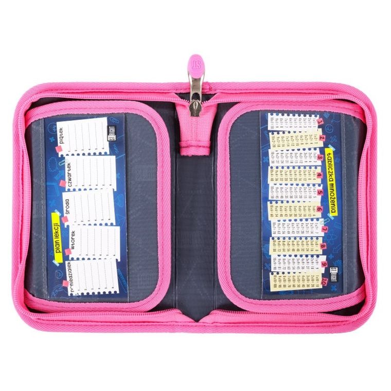 St.Right, piórnik rozkładany, pojedynczy, Black Glitter