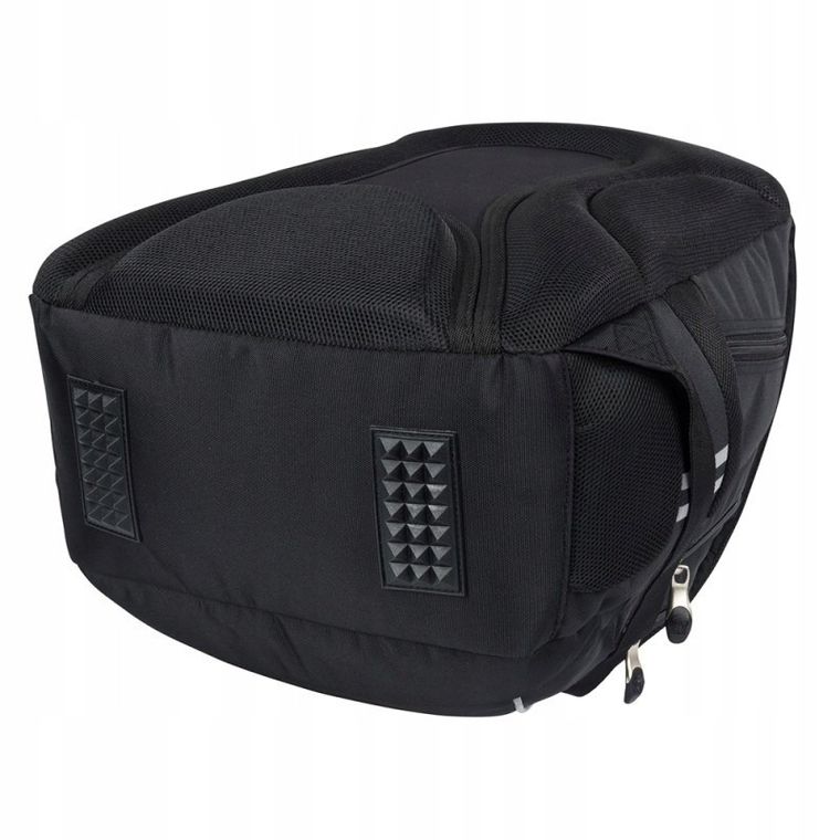 St.Right, plecak szkolny, 3-komorowy, Black Vintage