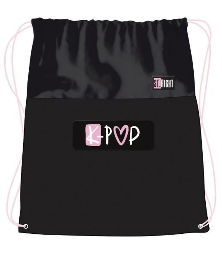 St.Right, worek sportowy, K-Pop Pink