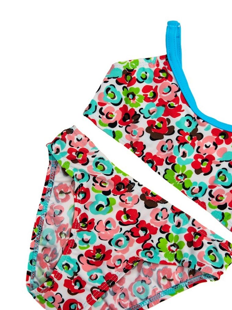 Strój kąpielowy dziewczęcy dwuczęściowy, biały, Mariss