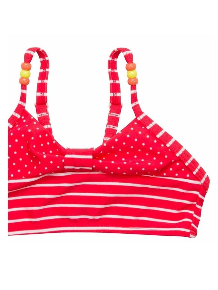 Strój kąpielowy dziewczęcy dwuczęściowy, różowy, Kanz