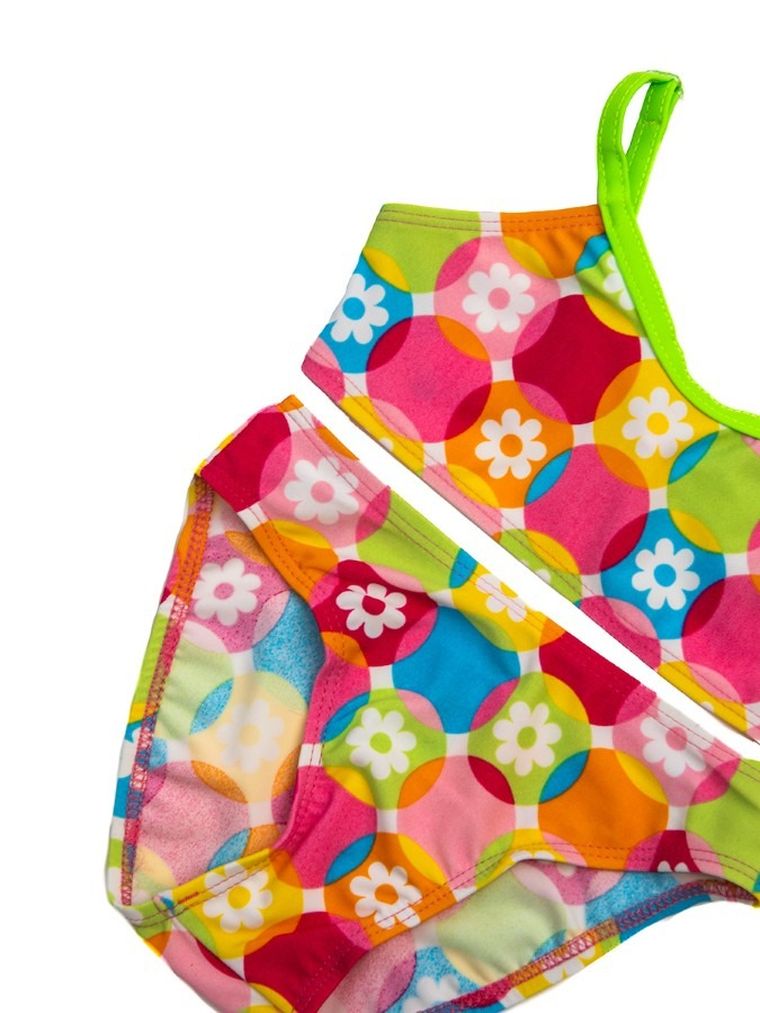 Strój kąpielowy dziewczęcy dwuczęściowy, zielony, Mariss