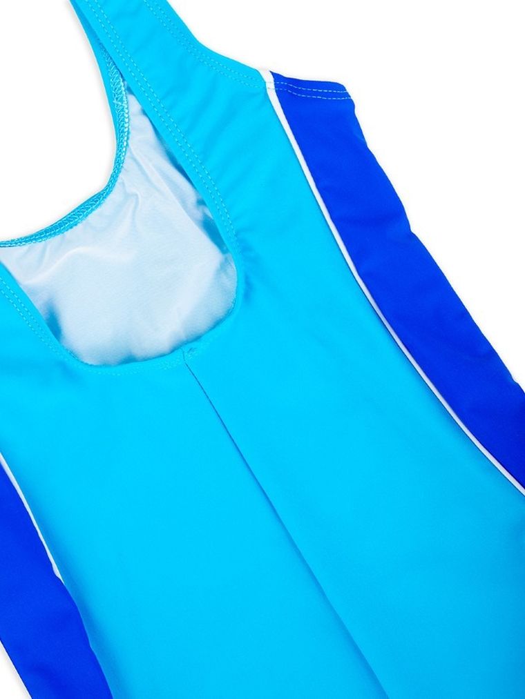 Strój kąpielowy dziewczęcy jednoczęściowy, niebieski, Mariss