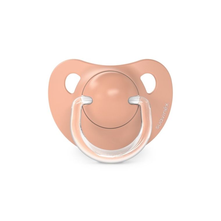 Suavinex, Dreams, smoczek anatomiczny, silikonowy, brzoskwiniowy, 18m+, 2 szt.