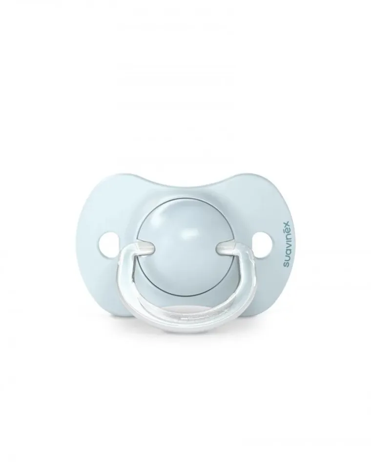 Suavinex, Dreams, SX Pro, smoczek fizjologiczny, silikonowy, niebieski, 0-6 m, 2 szt.