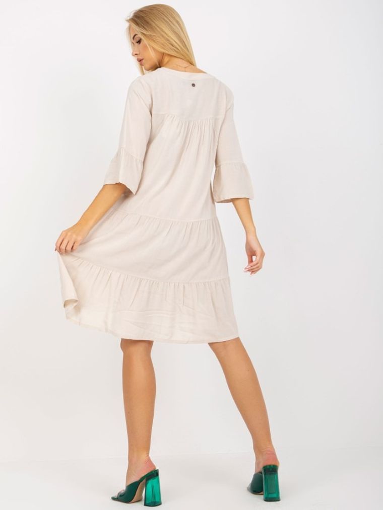 Sukienka damska, beżowa, Eight 2 Nine