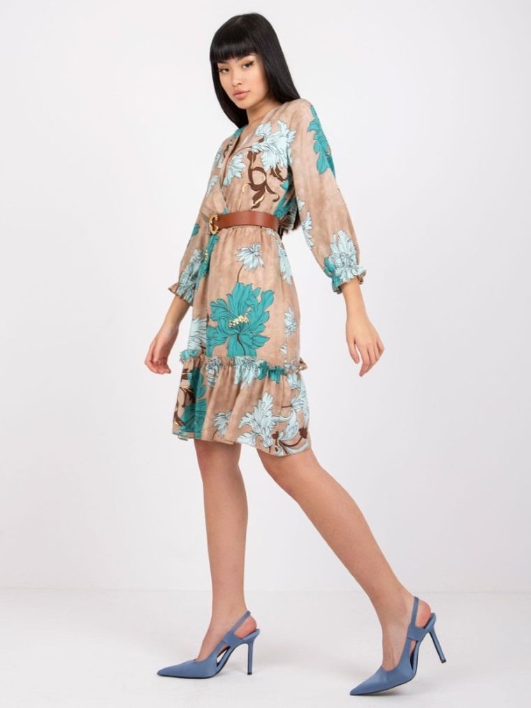 Sukienka damska, beżowa, Factory Price