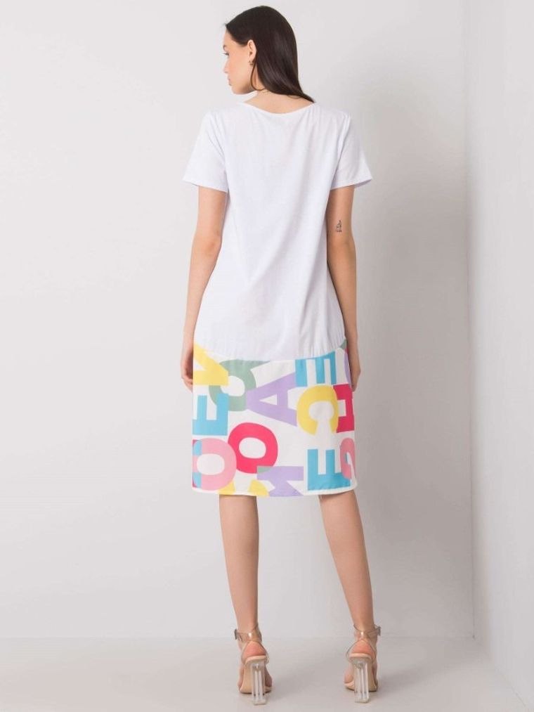 Sukienka damska, biała, Italy Moda