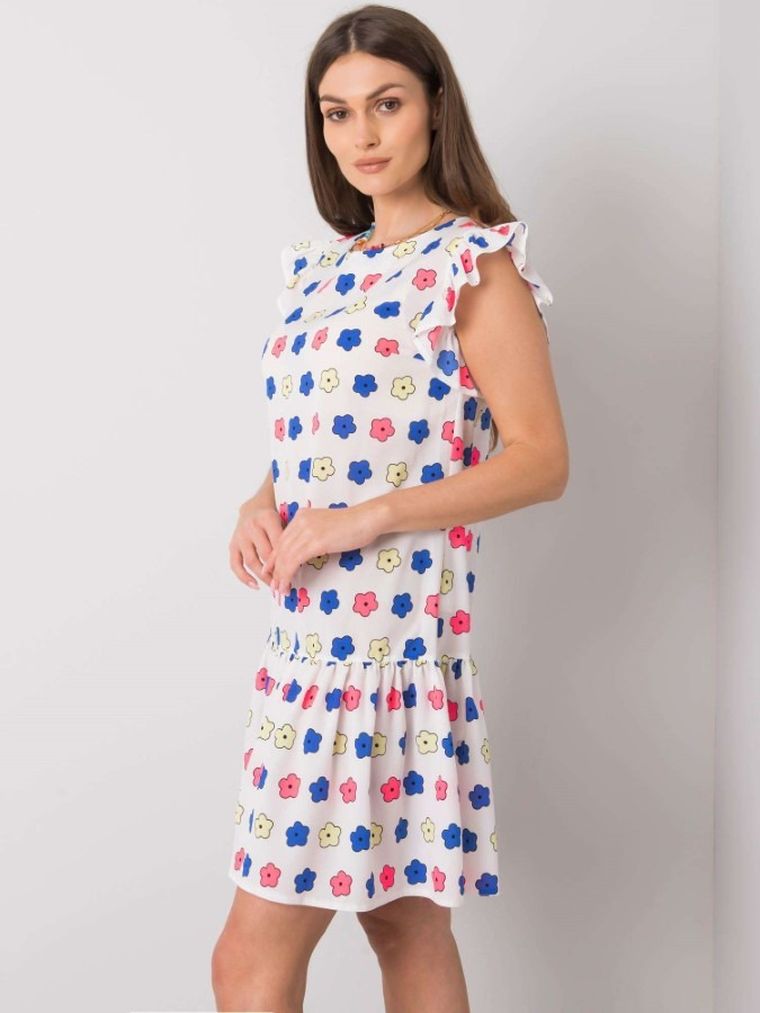 Sukienka damska, biała, Lakerta