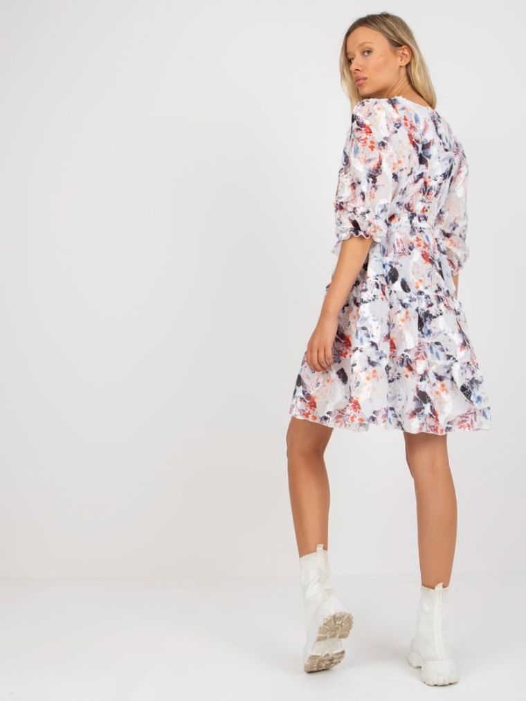 Sukienka damska, biała, Lakerta