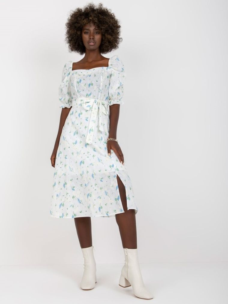 Sukienka damska, biała, Lakerta