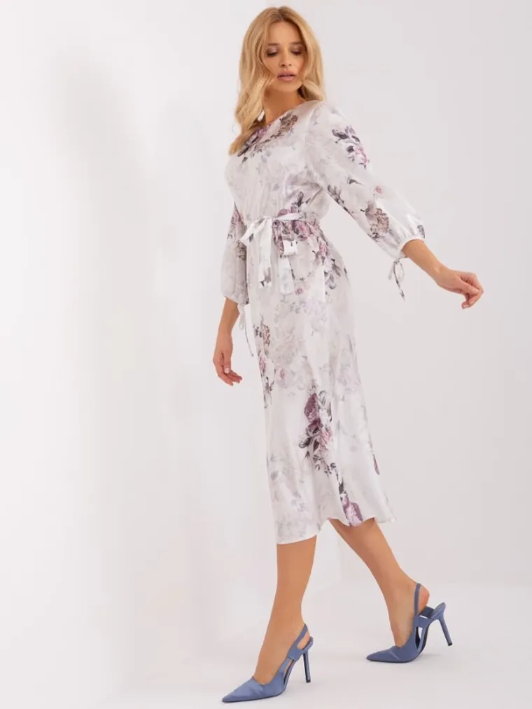 Sukienka damska, biała, Lakerta