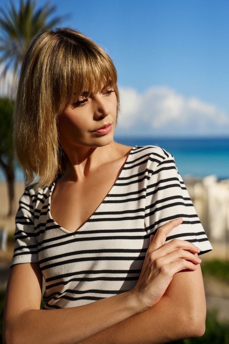 Sukienka damska, biała, Moodo