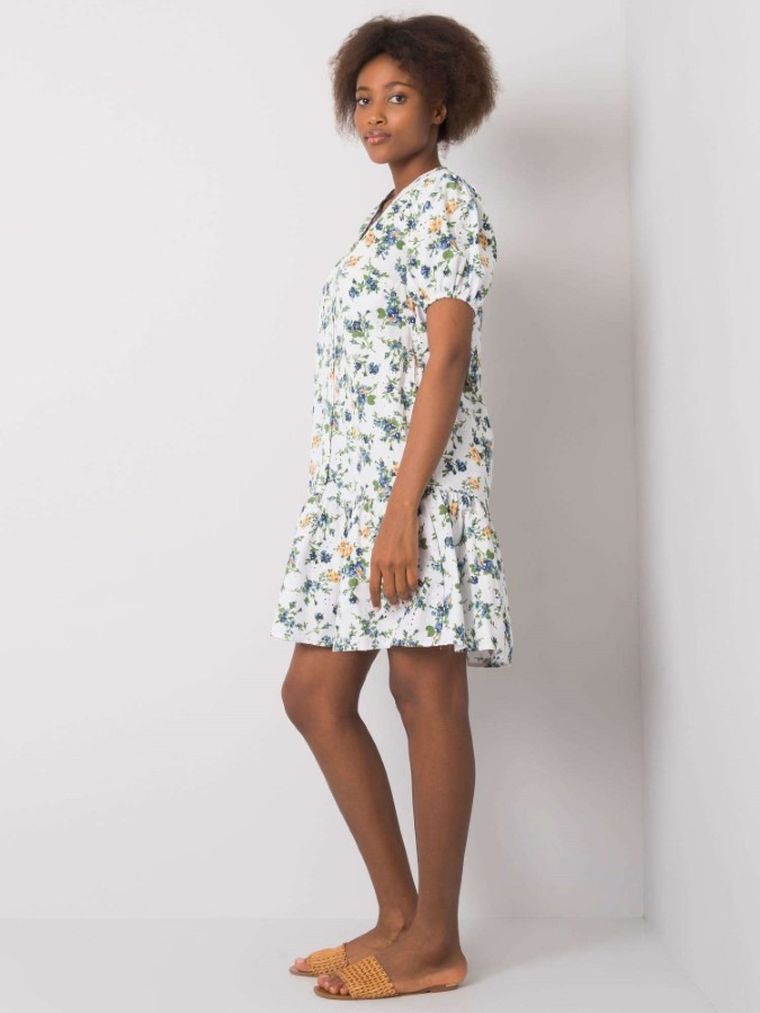 Sukienka damska, biała, Rue Paris