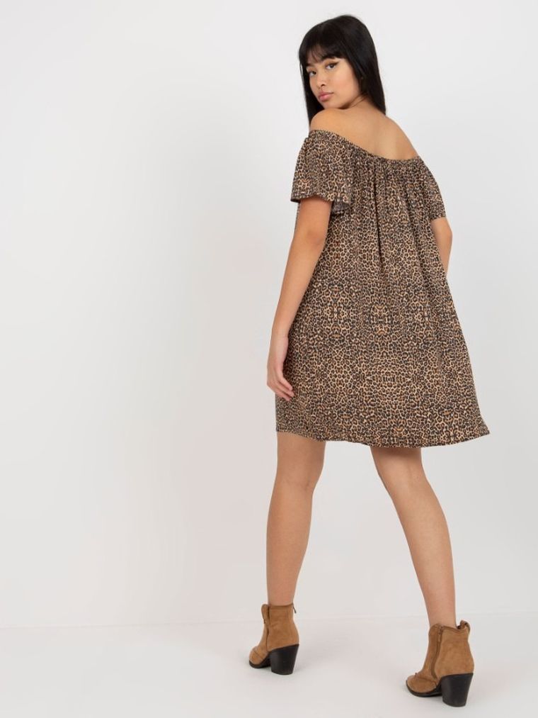 Sukienka damska, brązowa, Fresh Made