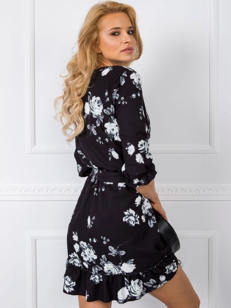 Sukienka damska, czarna, Lakerta