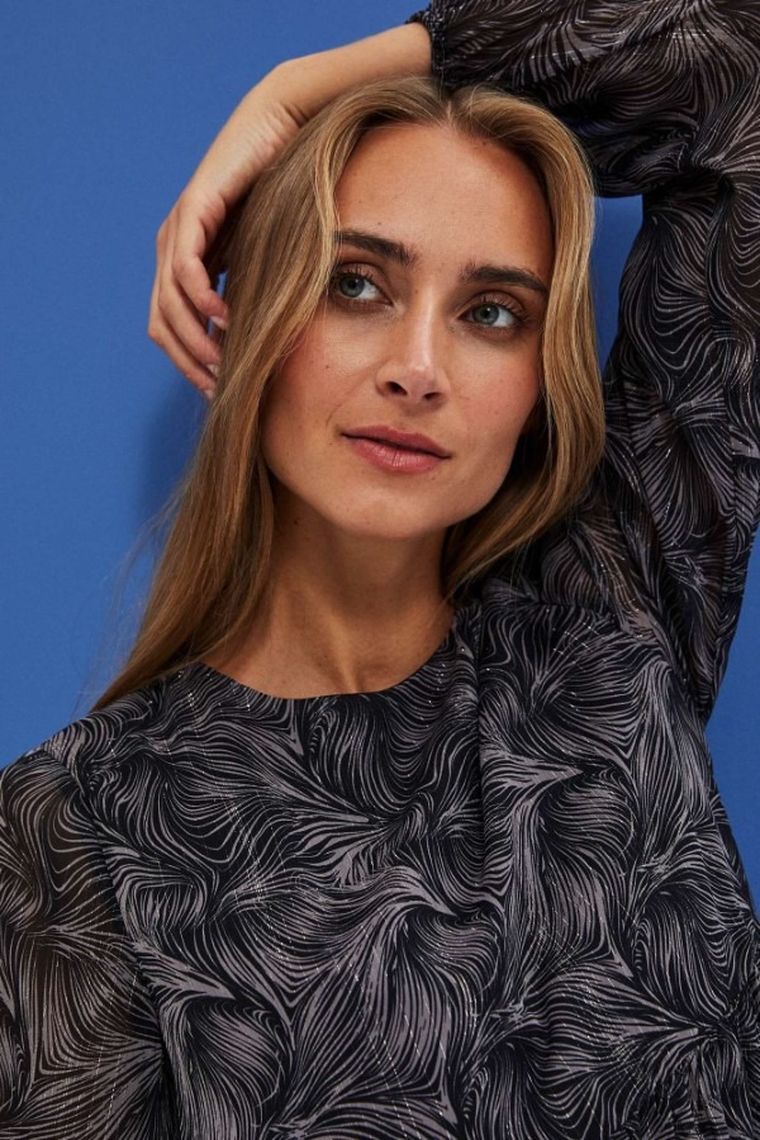 Sukienka damska, czarna, Moodo