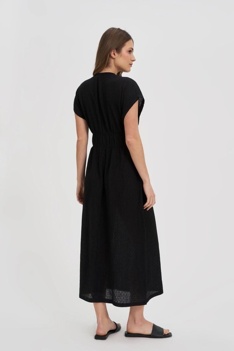 Sukienka damska, czarna, Moodo