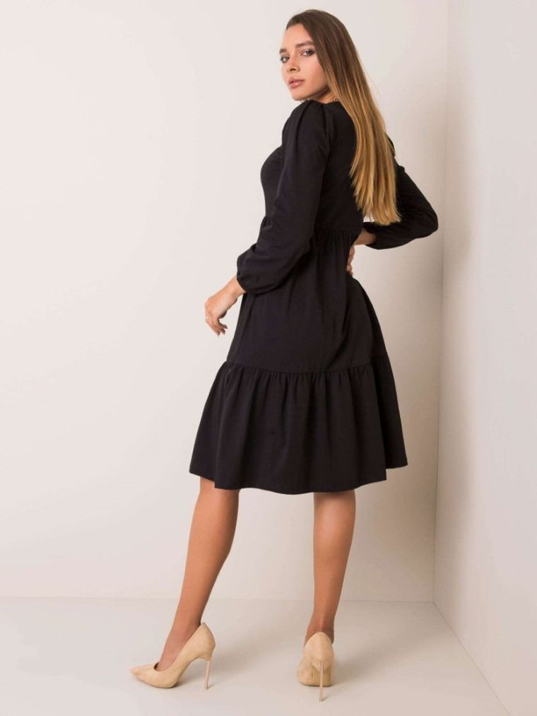 Sukienka damska, czarna, Rue Paris