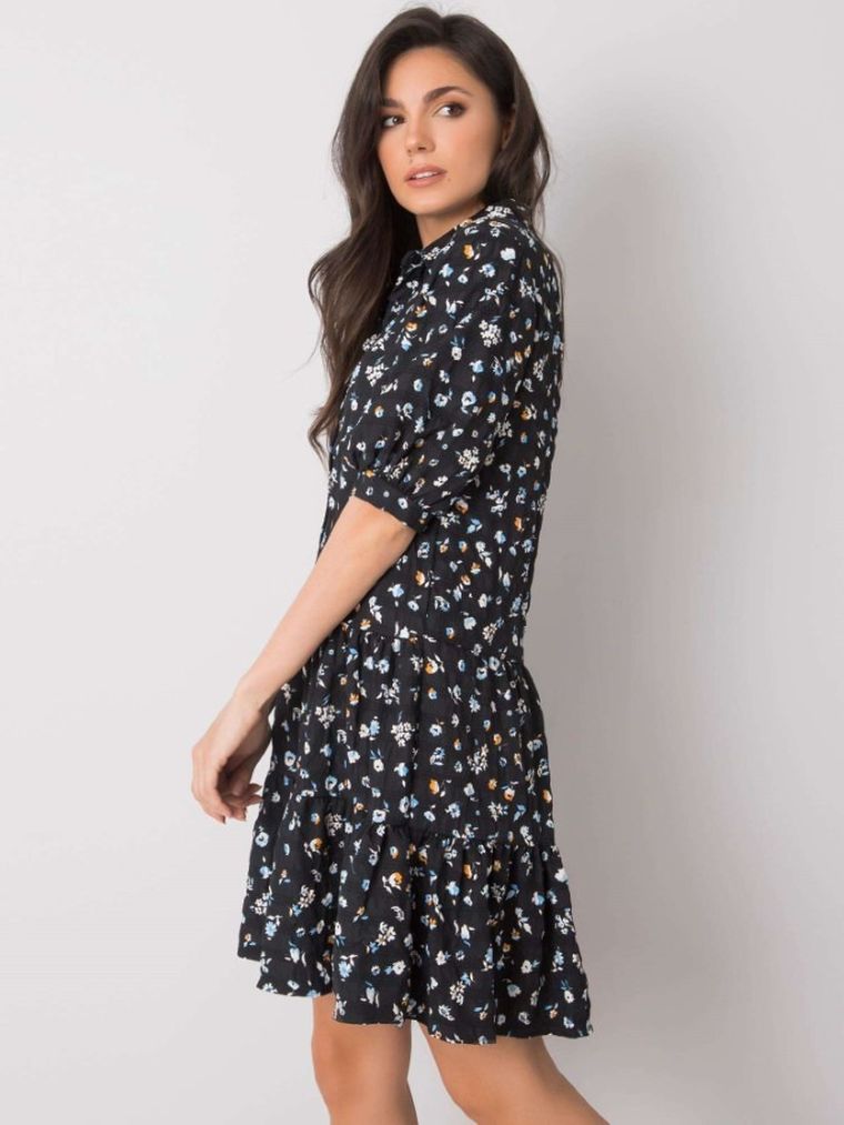 Sukienka damska, czarna, Rue Paris