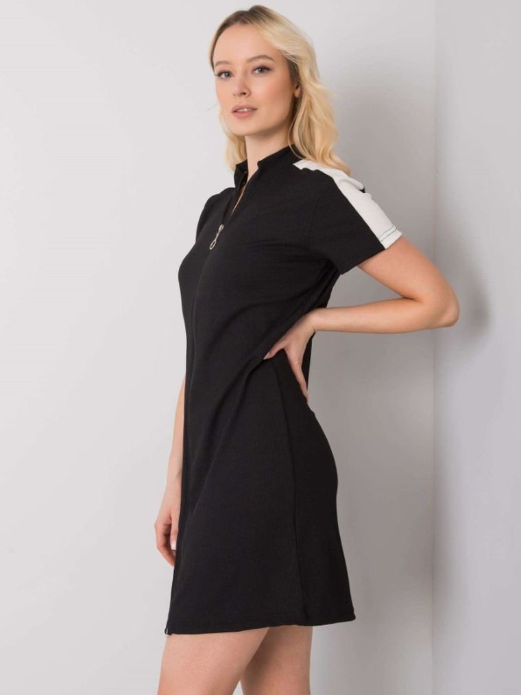 Sukienka damska, czarna, Rue Paris