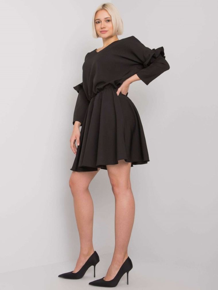 Sukienka damska, czarna, Rue Paris